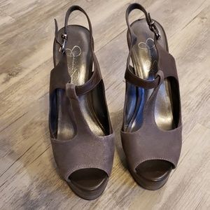 EUC Jessica Simpson heels. Worn once!